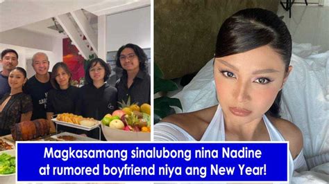 nadine lustre family|Nadine Lustre, sinalubong ang bagong taon kasama ang .